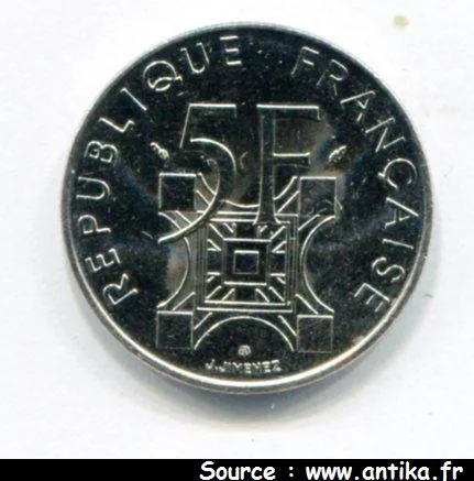 5 FRANCS TOUR EIFFEL
