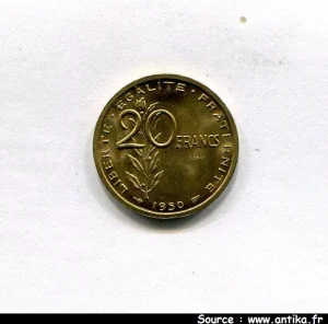 20 FRANCS Concours de TURIN
