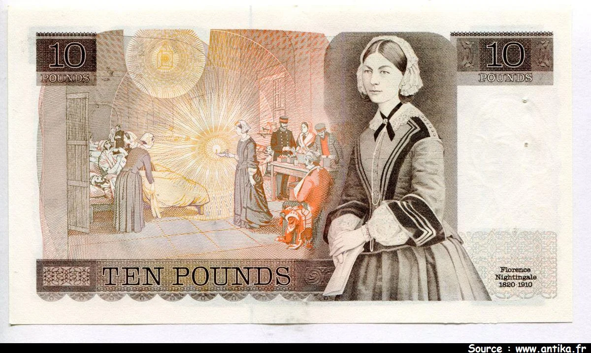 10 Pounds Elizabeth II & F.Nightingale * * * * * * * * * * PROMO