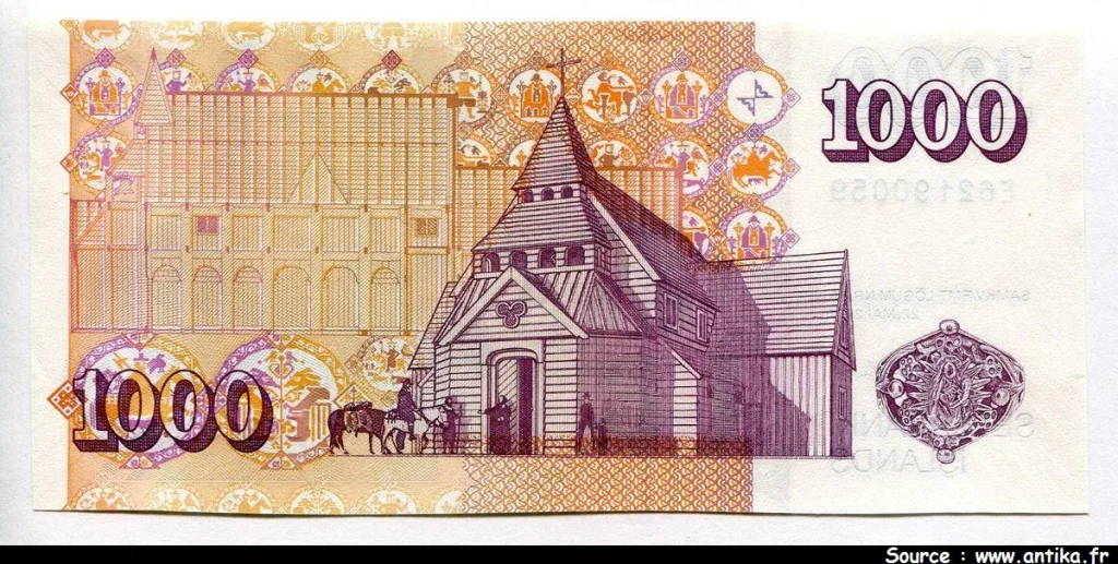 1000 Kronur B.Sveinsson * *