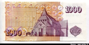 1000 Kronur B.Sveinsson * *
