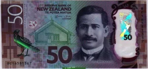 50 Dollars Polymère Sir Apirana Ngata * *