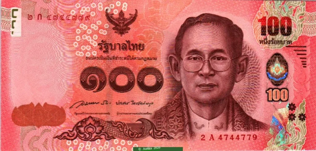 100 Bath Rama IX