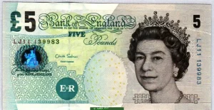 5 Pounds Elizabeth II & Elizabeth Fry * * *