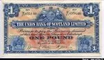 1 Pound The Union Bank of Scotland Limited Statues Equestres PROMO