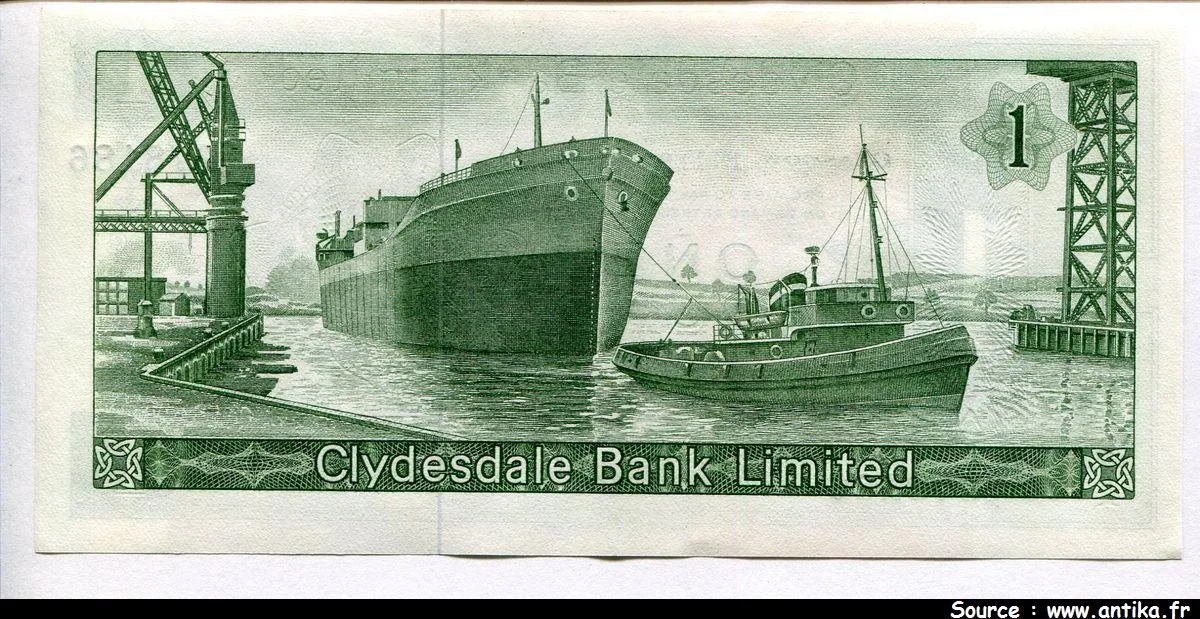 1 Pound Armoirie "Clydesdale Bank Limited " * *