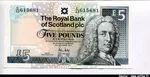 5 Pounds Lord Ilay R.B of Scotland plc & Château de Culzean * * * * * * * * *