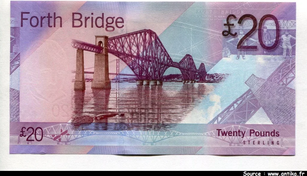 20 Pounds Sir W.Scott & Pont Bank of Scotland * * * * * * * *
