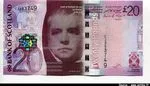 20 Pounds Sir W.Scott & Pont Bank of Scotland * * * * * * * *
