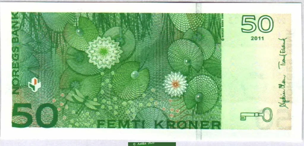 50 Kroner Peter Christen Asbjornsen * * * * * * * *