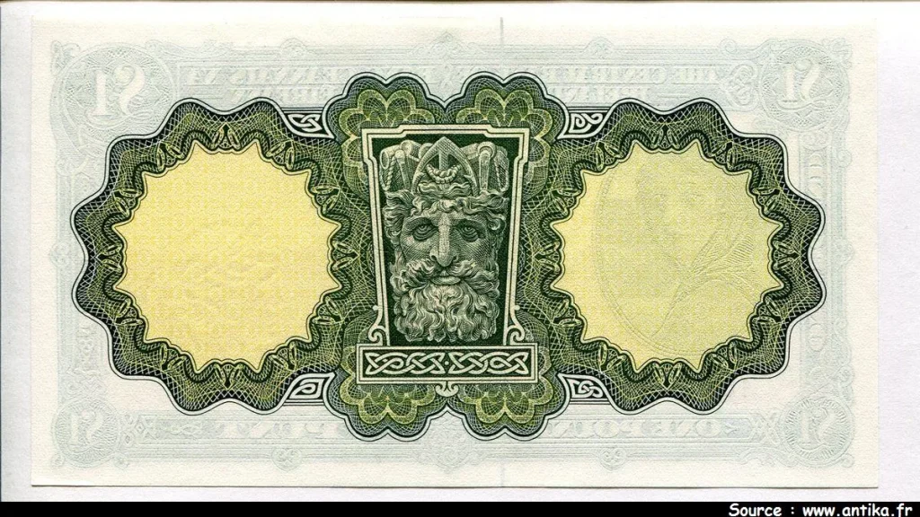 1 Pounds Lady Lavery The Central Bank of Ireland * * * * * *
