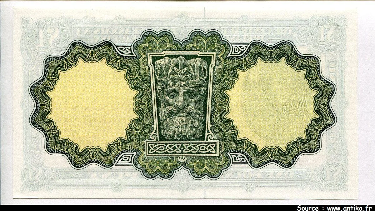 1 Pounds Lady Lavery The Central Bank of Ireland * * * * * *