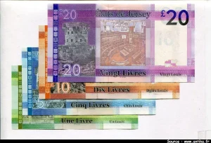 Lot de 4 Billets 1-5-10-20 Pounds Elizabeth II * * NOUVEAUTE