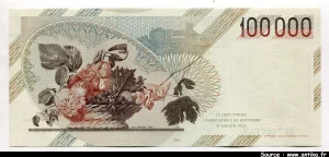 100 000 Lire Caravaggio * * * * * * * * * * PROMO