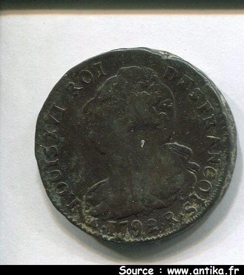 2 SOLS FRANCOIS, An 3 à 5 LOUIS XVI