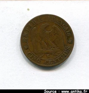 5 CENTIMES NAP III T.L