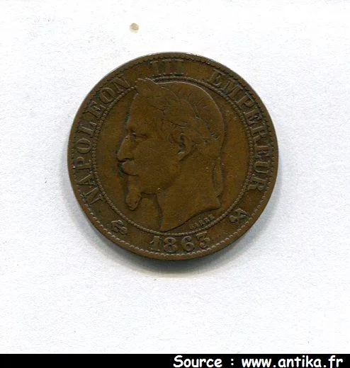 5 CENTIMES NAP III T.L