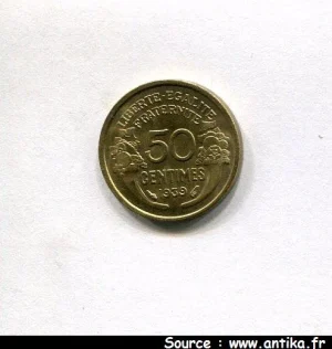 50 CENTIMES MORLON Bronze-Alu