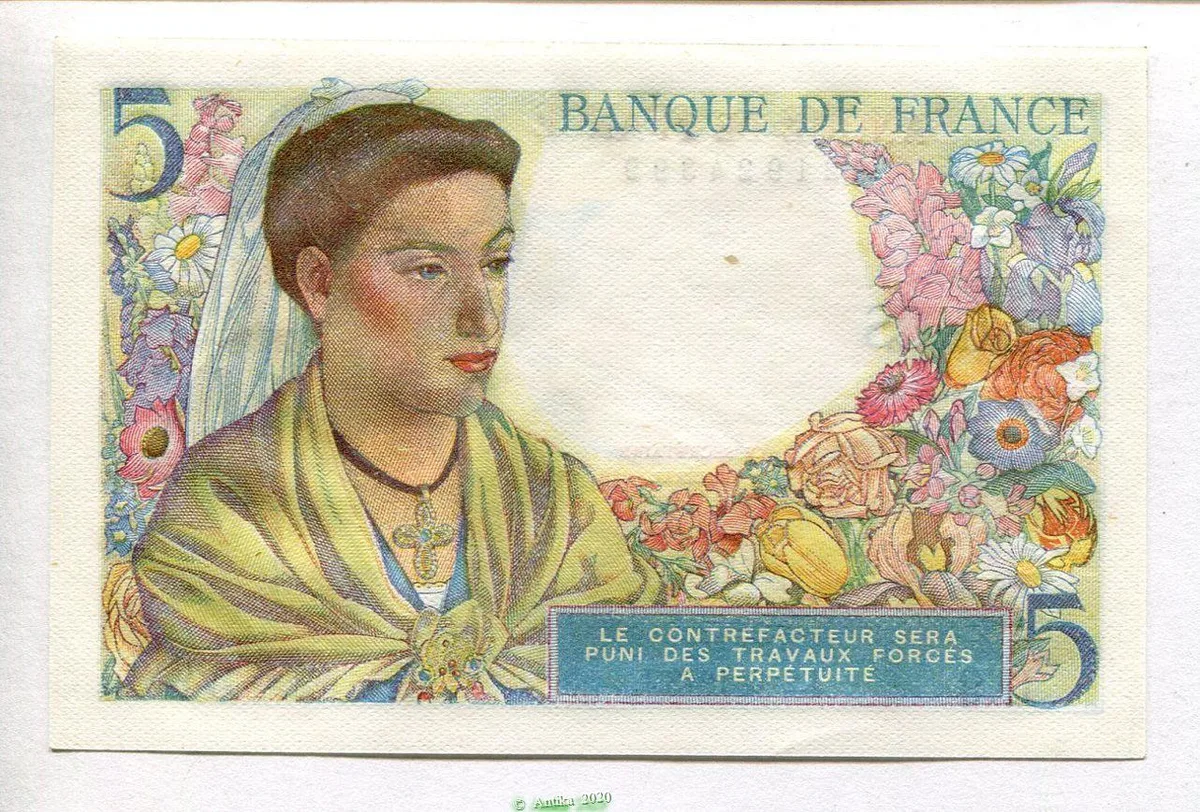 5 FRANCS BERGER - Type 1943