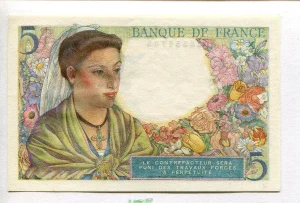 5 FRANCS BERGER - Type 1943