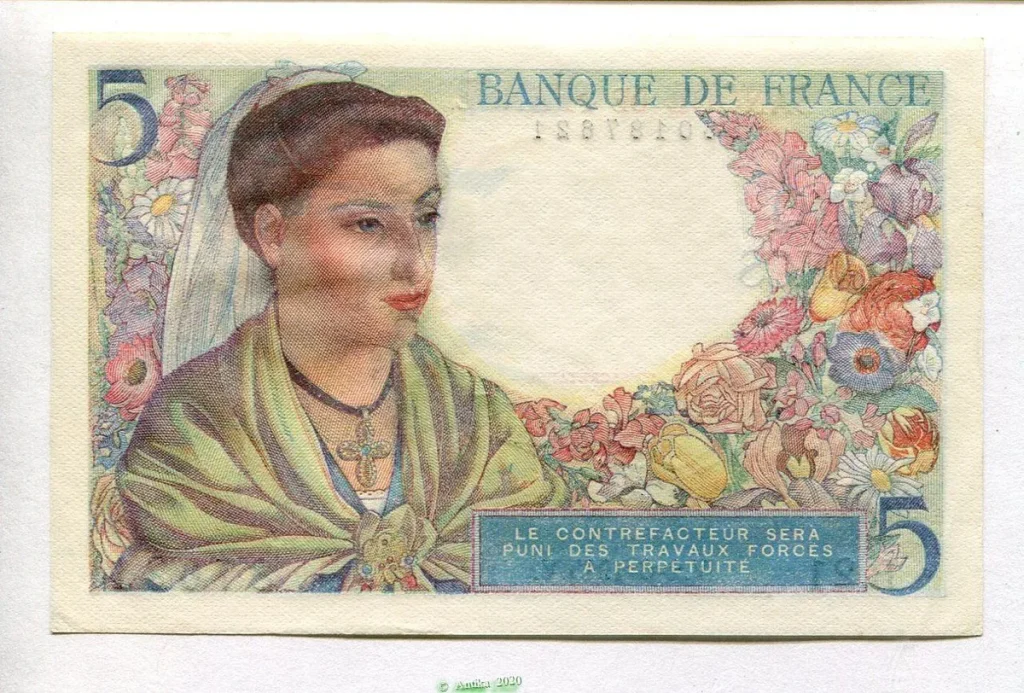 5 FRANCS BERGER - Type 1943