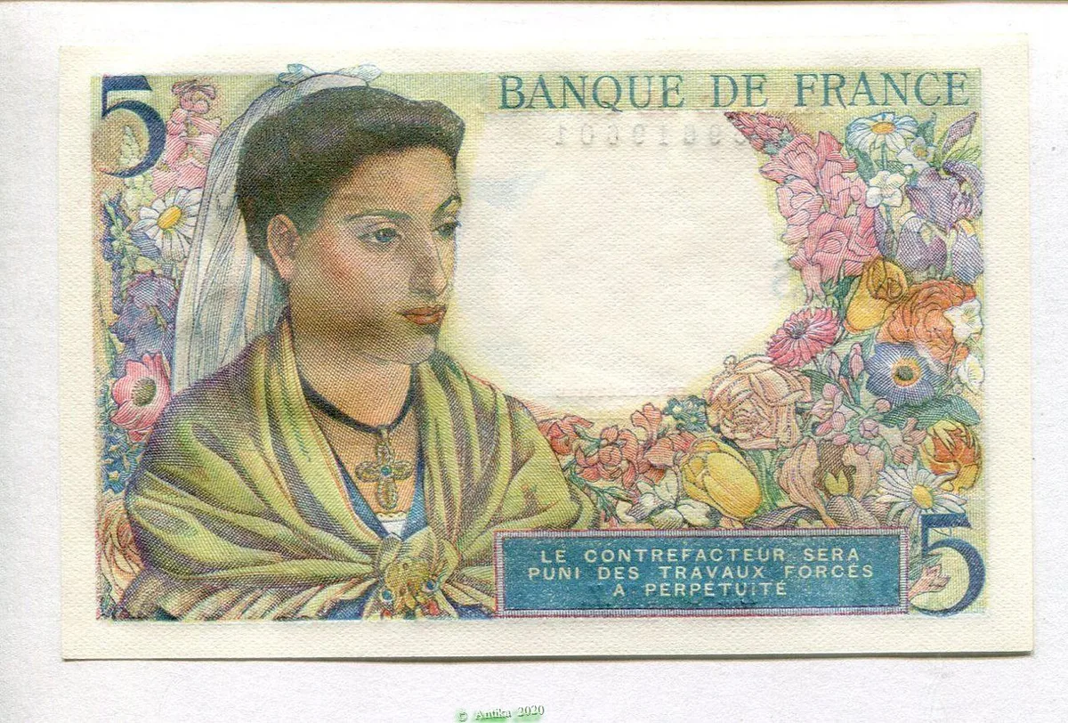 5 FRANCS BERGER - Type 1943