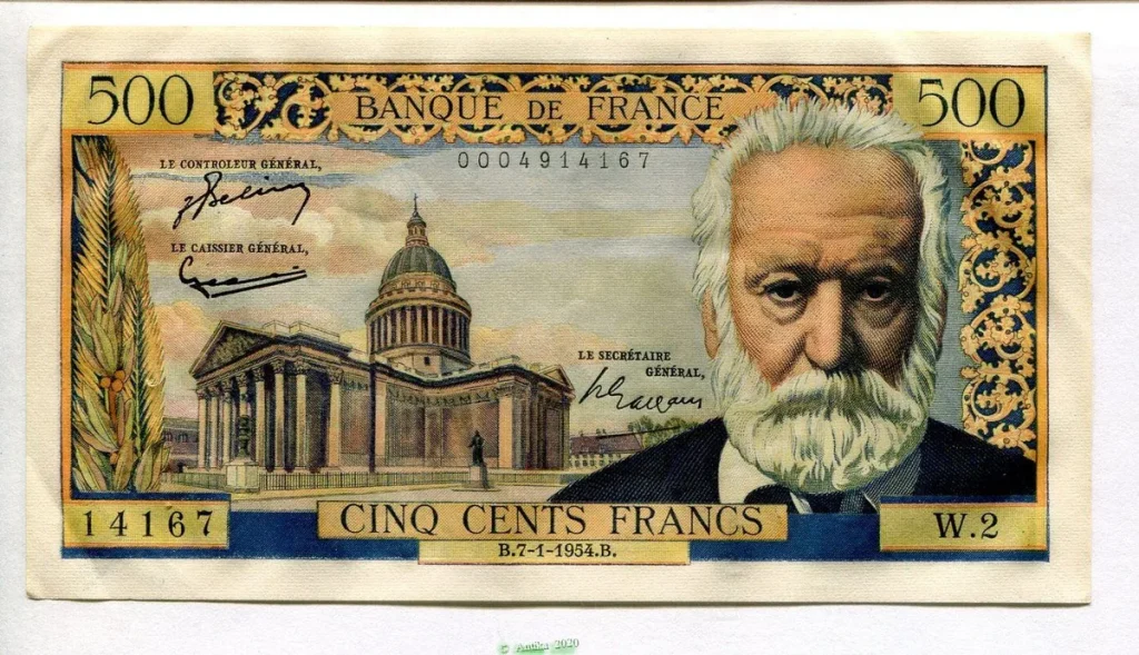 500 FRANCS VICTOR HUGO - Type 1953