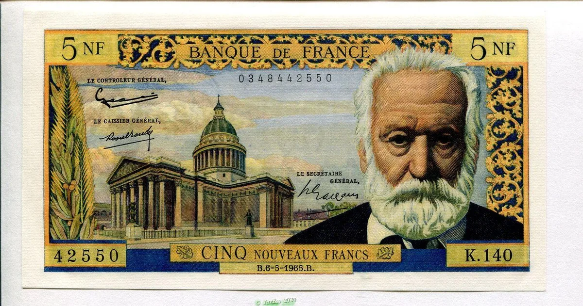 5 NF VICTOR HUGO - Type 1959