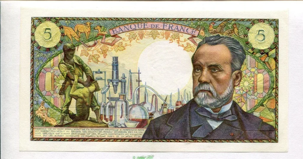 5 FRANCS PASTEUR - Type 1966