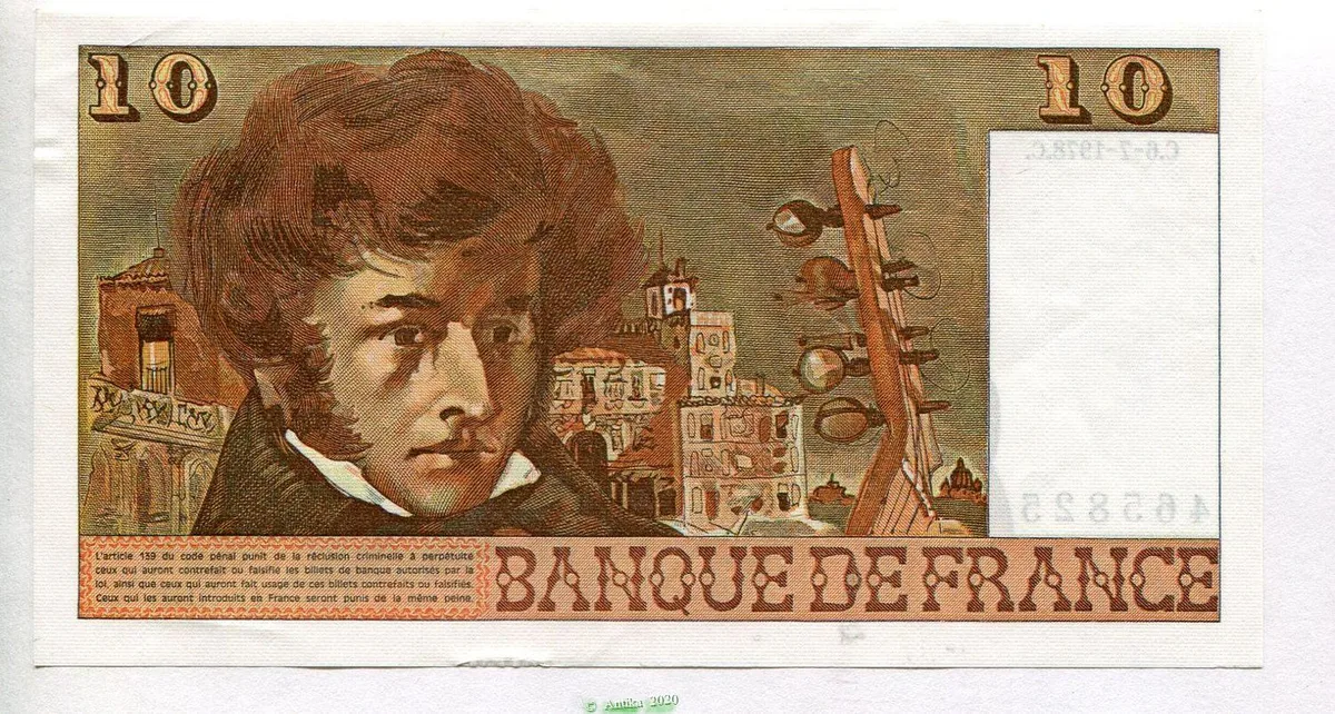 10 FRANCS BERLIOZ - Type 1972