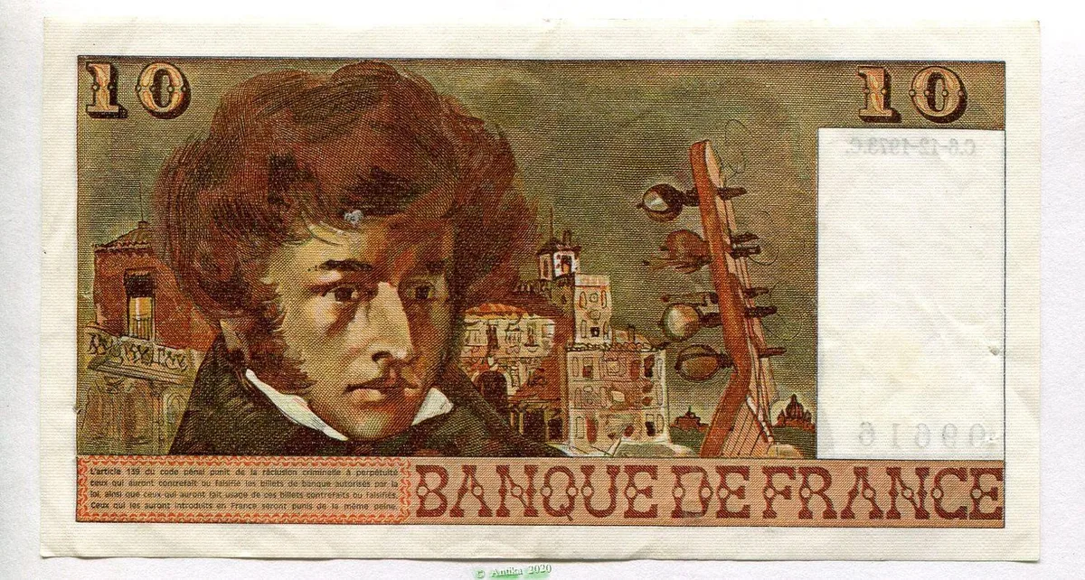 10 FRANCS BERLIOZ - Type 1972