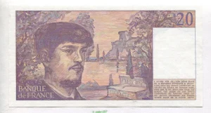 20 FRANCS DEBUSSY - Type 1980