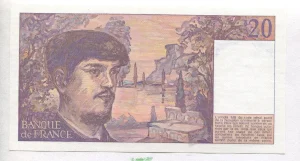 20 FRANCS DEBUSSY - Type 1980
