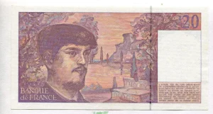 20 FRANCS DEBUSSY - Type 1980 à fil sécurité