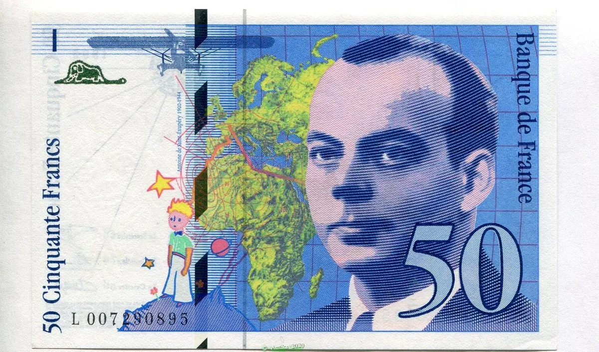 50 FRANCS SAINT-EXUPERY - Type 1992
