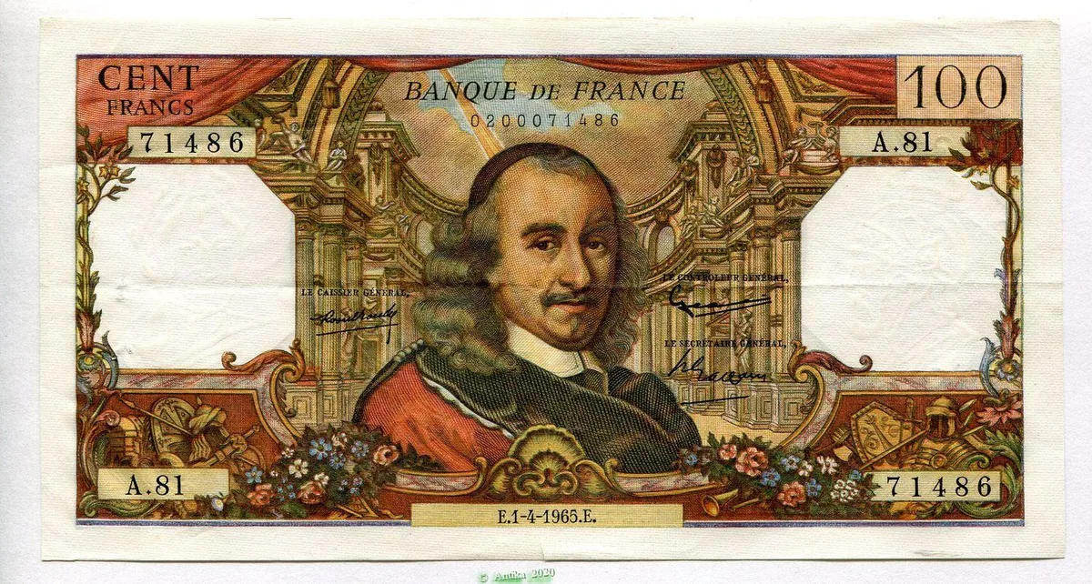 100 FRANCS CORNEILLE - Type 1964