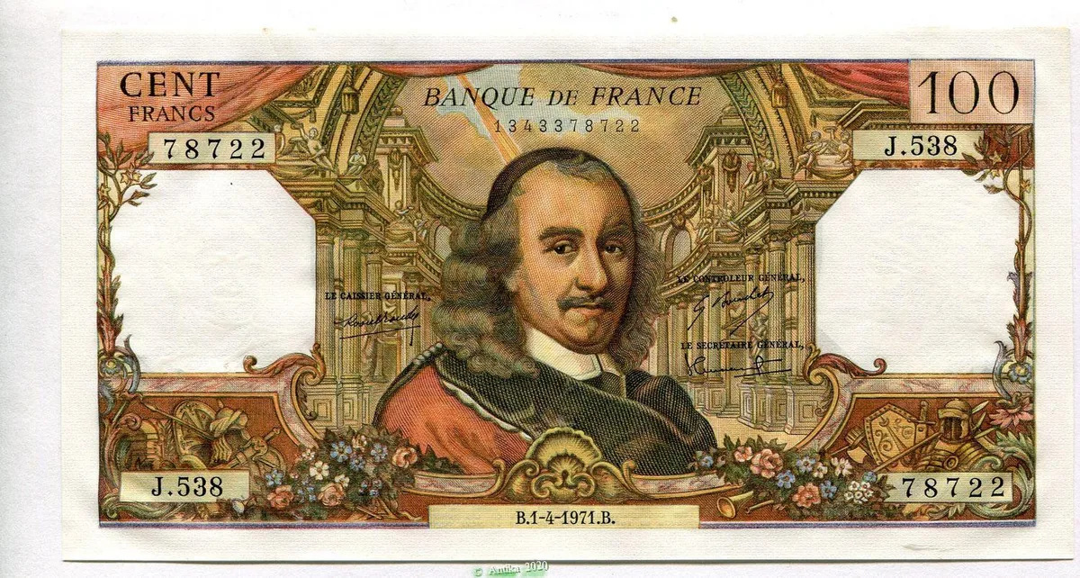 100 FRANCS CORNEILLE - Type 1964