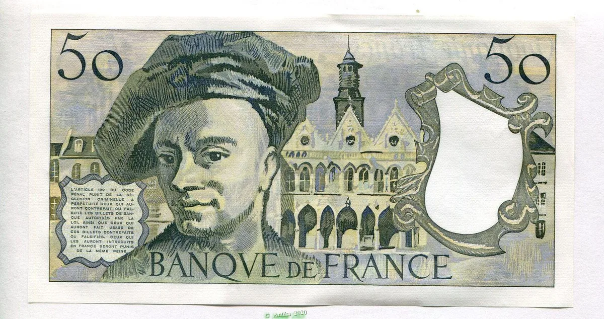 50 FRANCS QUENTIN - Type 1976