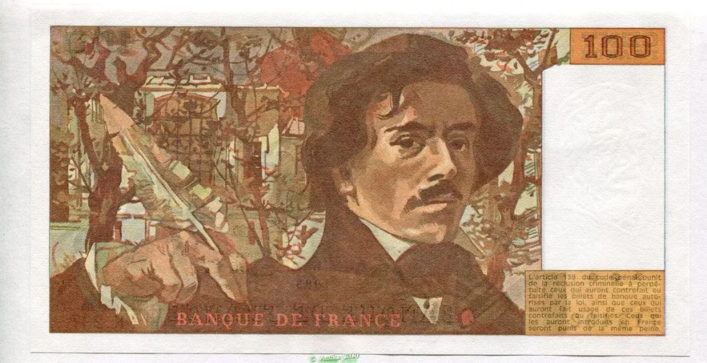 100 FRANCS DELACROIX - Type 1978 "imprimé en continu"