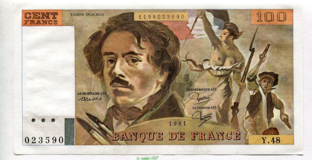 100 FRANCS DELACROIX - Type 1978 modifié