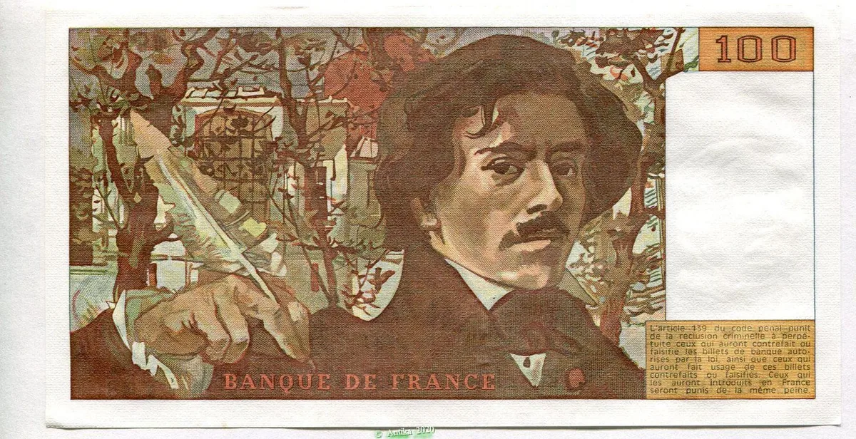100 FRANCS DELACROIX - Type 1978 modifié