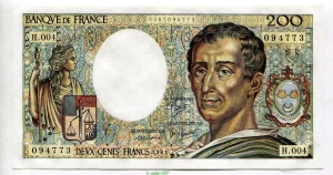 200 FRANCS MONTESQUIEU -Type 1981