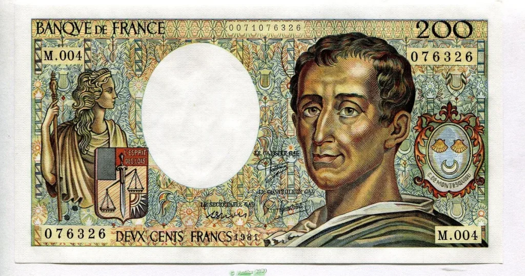 200 FRANCS MONTESQUIEU -Type 1981