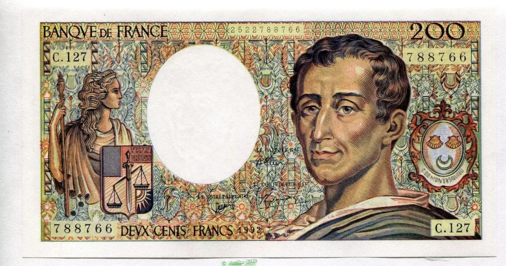 200 FRANCS MONTESQUIEU -Type 1981