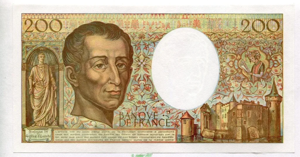 200 FRANCS MONTESQUIEU -Type 1981