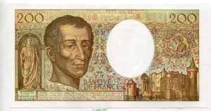 200 FRANCS MONTESQUIEU -Type 1981