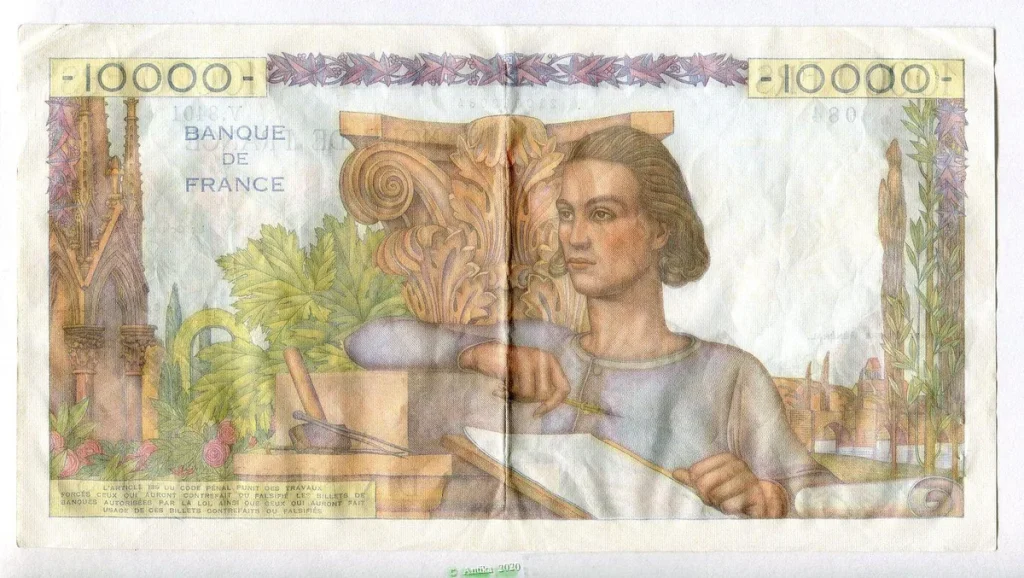 10 000 FRANCS GENIE Français- Type 1945