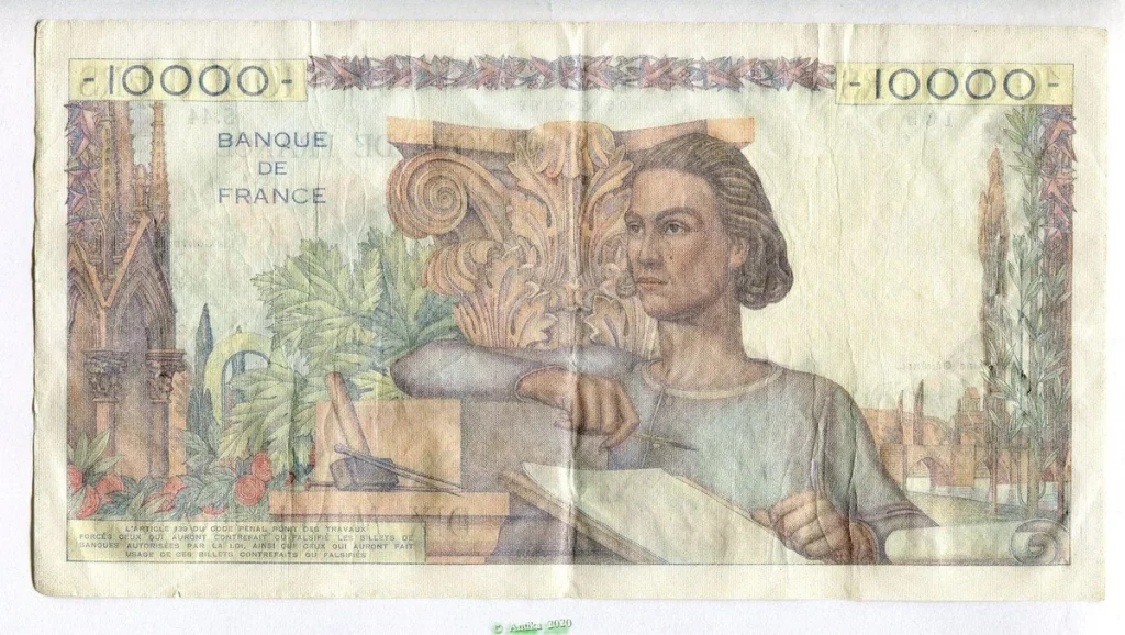10 000 FRANCS GENIE Français- Type 1945