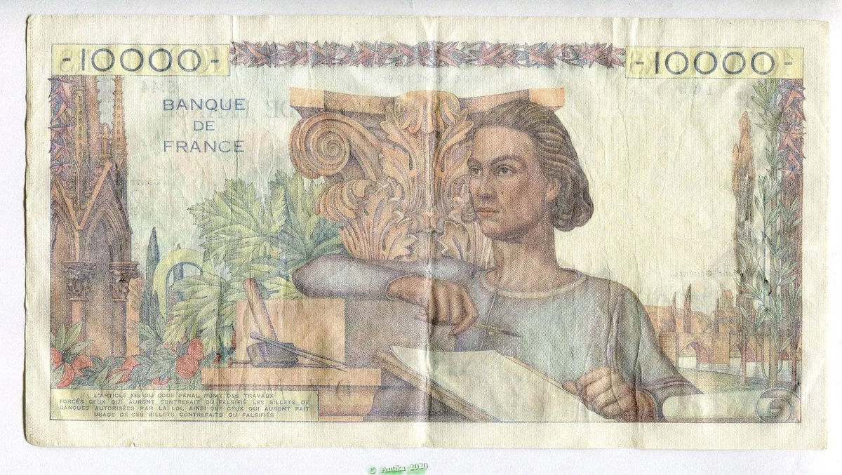10 000 FRANCS GENIE Français- Type 1945