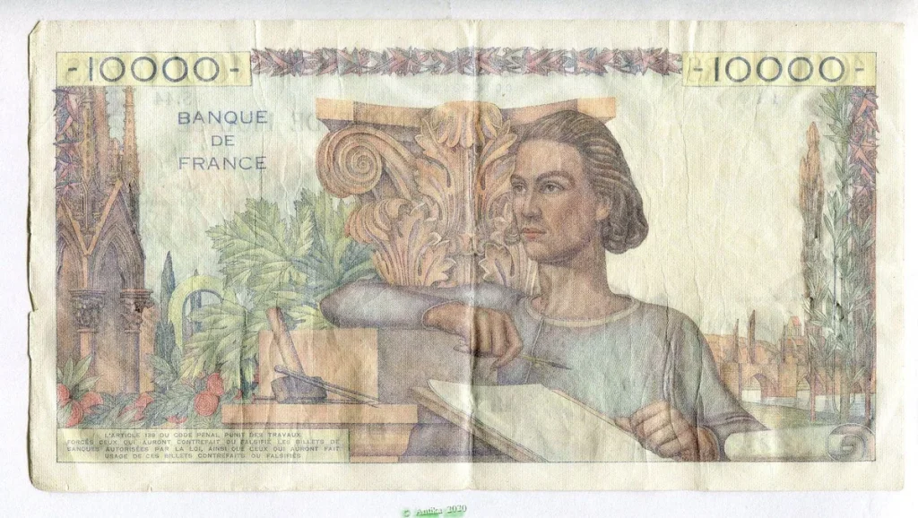 10 000 FRANCS GENIE Français- Type 1945